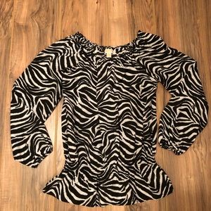 Michael Kors Zebra Top